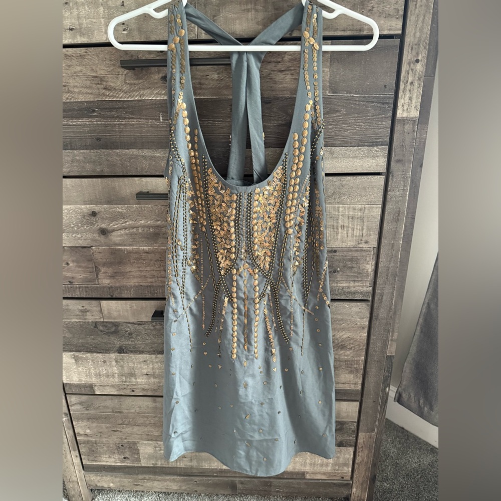 Free People Embellished mini Dress